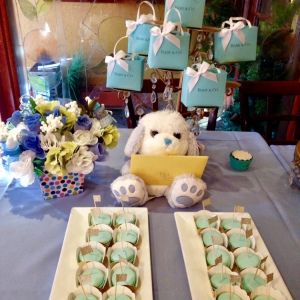 Child's Baby Shower Decor and Food at Granita Grille