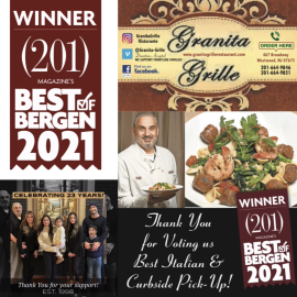 Granita Grille Restaurant Best of Bergen 2021 - Best Italian & Best Curbside Pickup